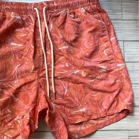 Eddie Bauer pink wave print athletic hiking shorts women’s size medium - Picture 4 of 12